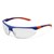 Okulary ochronne Stealth 9000, kolor soczewek: przezroczysty, kolor oprawki: niebieski / pomarańczowy - JSP